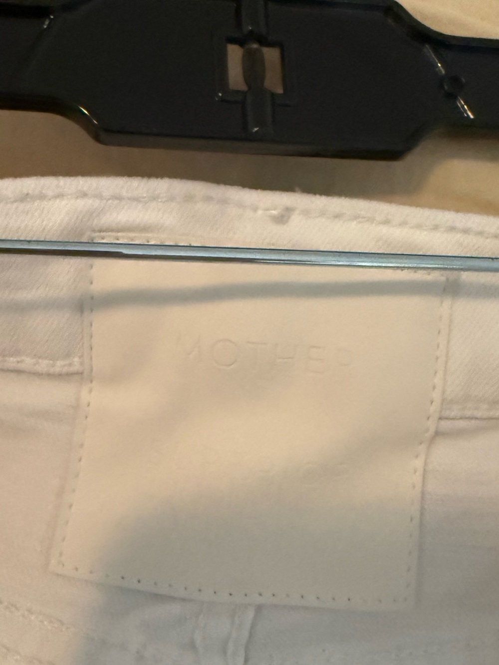 Mother Size 25 White High-Rise Flare Jeans - Picture 5 of 6
